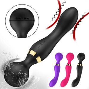 Massageador Corporal Íntimo Duplo Vibrador Estimulador Multi - Oferta na Shopee