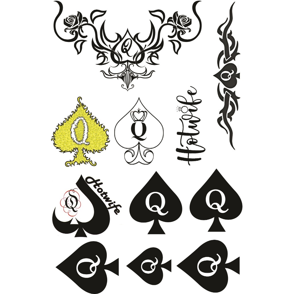 TATUAGEM TEMPORÁRIA DAMA DE ESPADA HOTWIFE QUEEN CUCKOLD Hot Wife TATUAGEM TEMPORÁRIA DAMA DE ESPADA HOTWIFE QUEEN CUCKOLD Hot Wife - Oferta na Shopee