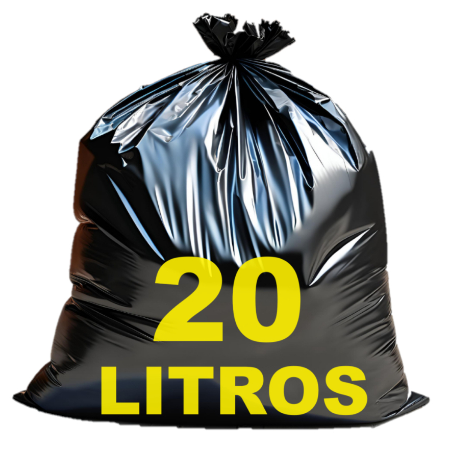 Saco de lixo 20 Litros pacote com 100 ou 50 unidades direto da fábrica Saco de lixo 20 Litros pacote com 100 ou 50 unidades direto da fábrica