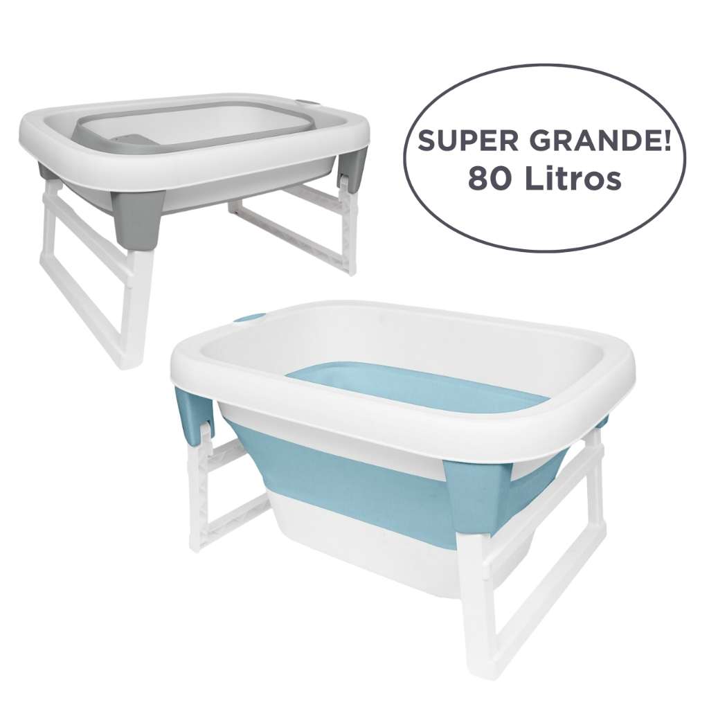 Banheira Ofurô Dobrável De Bebê Buba 80 Litros Sensor De Temperatura Retrátil Portátil Grande Compacta Resistente Banheira Ofurô Dobrável De Bebê Buba 80 Litros Sensor De Temperatura Retrátil Portátil Grande Compacta Resistente - Oferta na Shopee