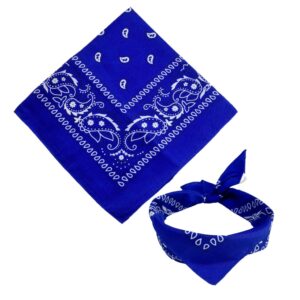 Bandana Estampada Lenço Rock Máscara Azul Royal - Oferta na Shopee