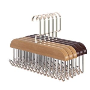 Cabide de Madeira Multi-uso Para Cintos Gravatas Cachecóis Sutiãs Colares Organizador Com 8 Ganchos - Oferta na Shopee