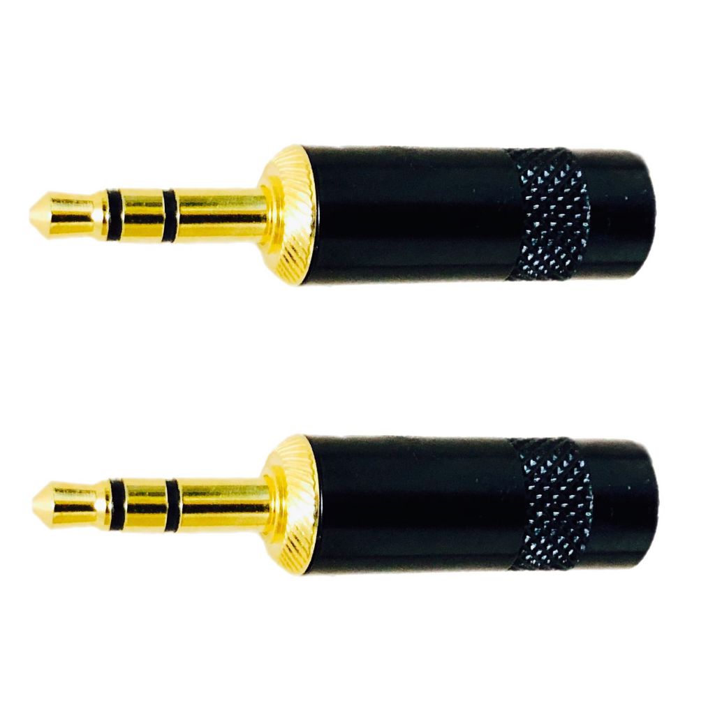 Kit 2 Plug Conector P2 Estereo Metal Blindado Profissional Kit 2 Plug Conector P2 Estereo Metal Blindado Profissional - Oferta na Shopee