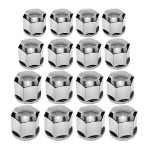 CAPA CROMADA PARA PARAFUSO DE RODA  17 MM - Oferta na Shopee