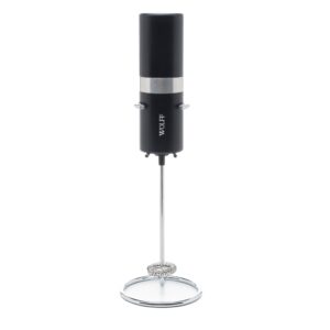 Mixer Elétrico para Bebidas de Aço Inox e Plástico com Suporte - Wolff - Oferta na Shopee