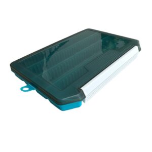 Estojo Para Pesca 20.5x14.5x03 Guarda Isca Acessórios com trava e Divisórias Reforçado Box Organizador Caixa DW-006 Deyu - Oferta na Shopee