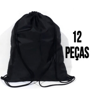 Kit 12 Mochilas de Saco Esporte Academia Chuteira Roupas basquete vôlei - Oferta na Shopee