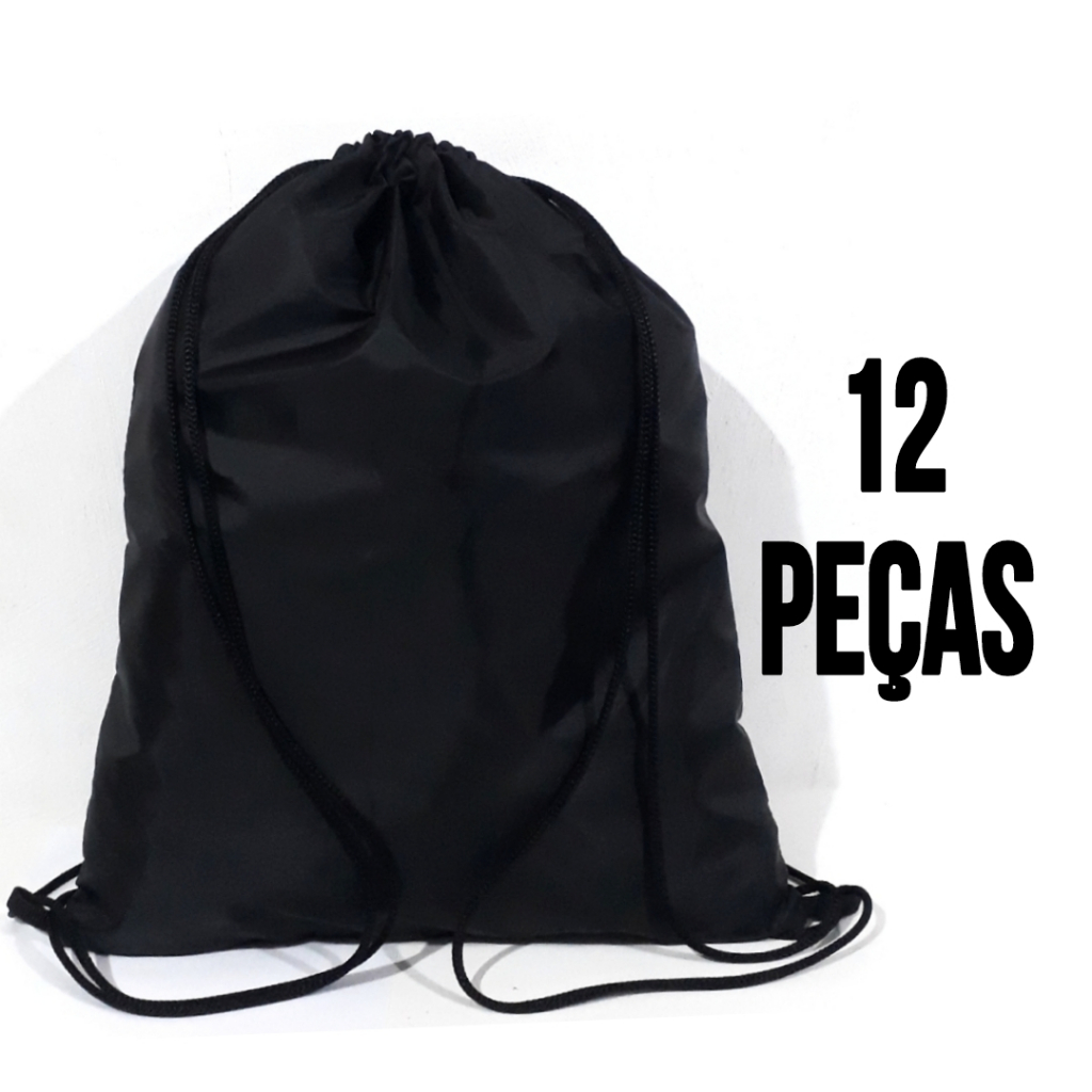 Kit 12 Mochilas de Saco Esporte Academia Chuteira Roupas basquete vôlei Kit 12 Mochilas de Saco Esporte Academia Chuteira Roupas basquete vôlei - Oferta na Shopee