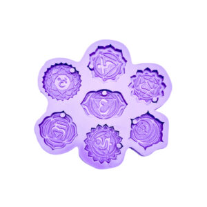 R650 Molde de silicone 7 CHAKRAS resina decorar - Oferta na Shopee