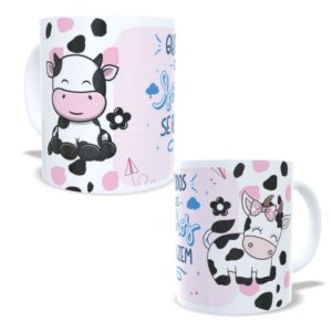 Caneca  Personalizada da Vaquinha - Porcelana - Presente - Oferta na Shopee