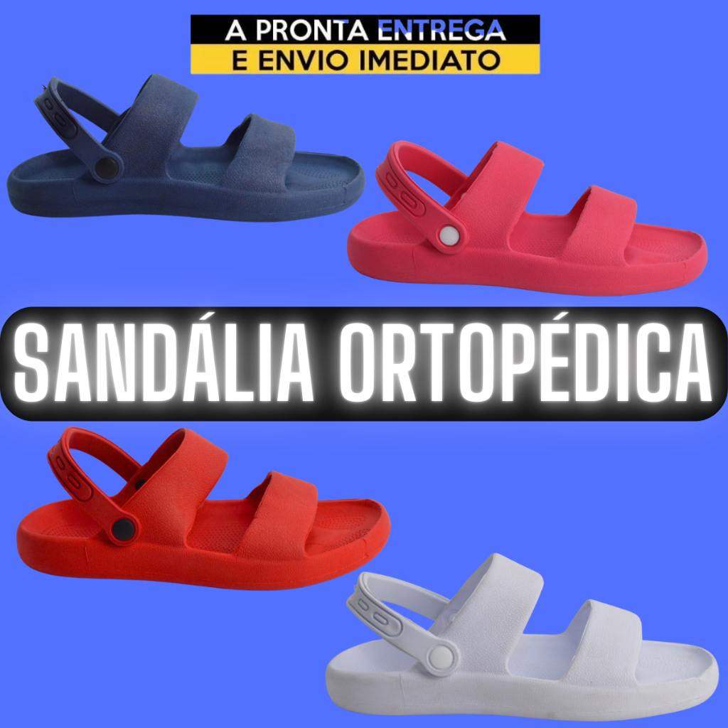 Sandália Ortopédica Masculina 34 Ao 43 EVA Super Leve e Macia Lançamento Sandália Ortopédica Masculina 34 Ao 43 EVA Super Leve e Macia Lançamento