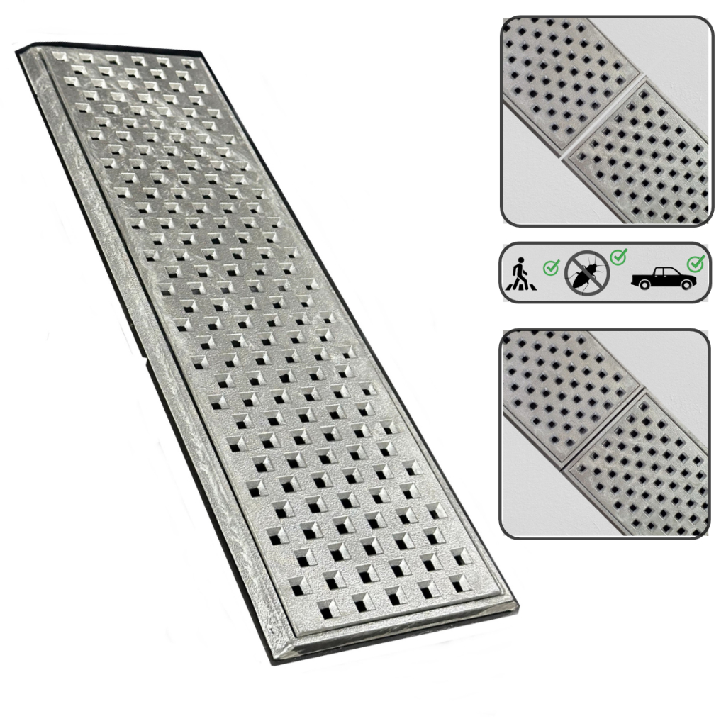 ralo linear 20x50cm anti-inseto para área externa , garagem e piscina (1 Peça 20x50cm ) ralo linear 20x50cm anti-inseto para área externa , garagem e piscina (1 Peça 20x50cm )