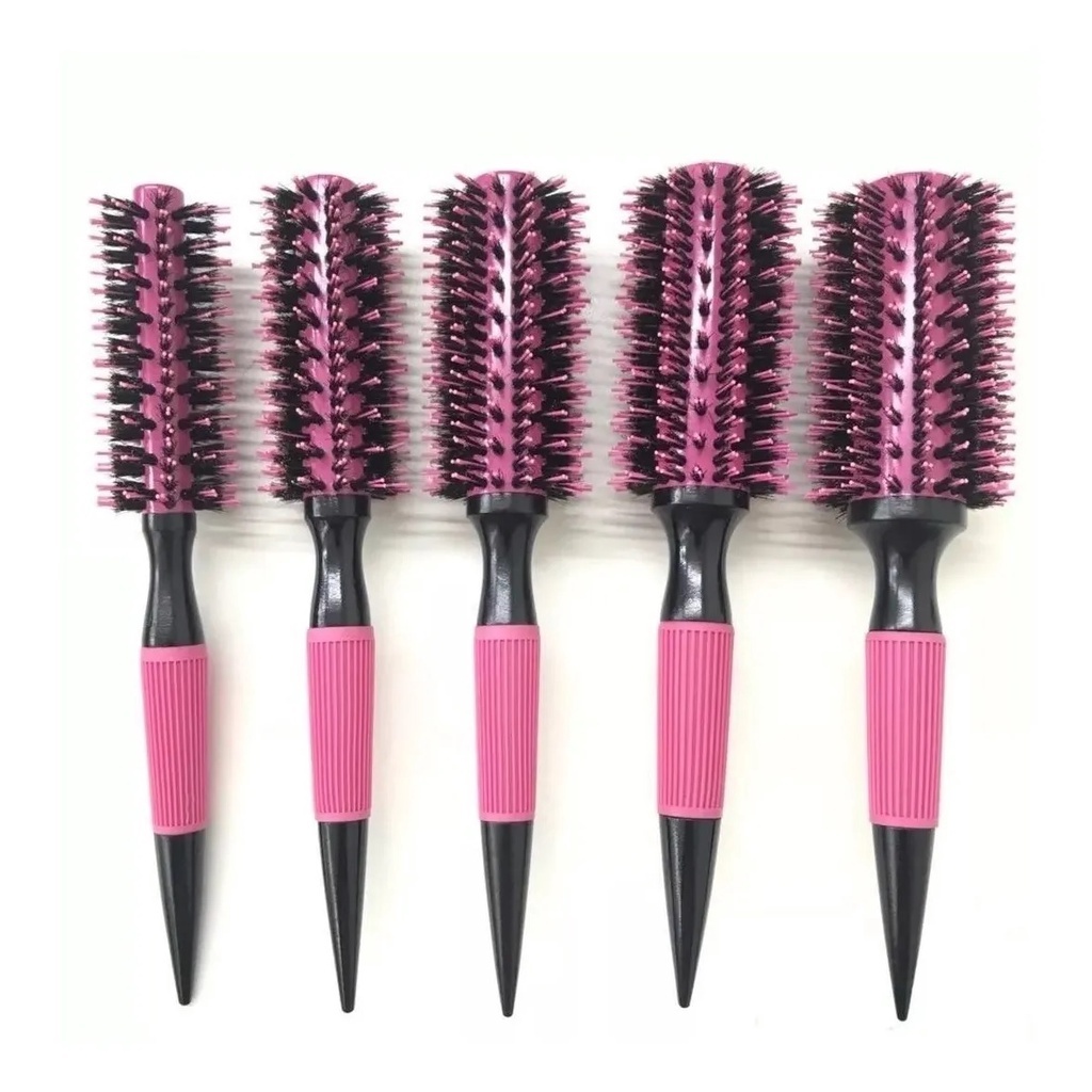 Escova De Cabelo Térmica Cerdas De Javali Mista Madeira Escova De Cabelo Térmica Cerdas De Javali Mista Madeira - Oferta na Shopee