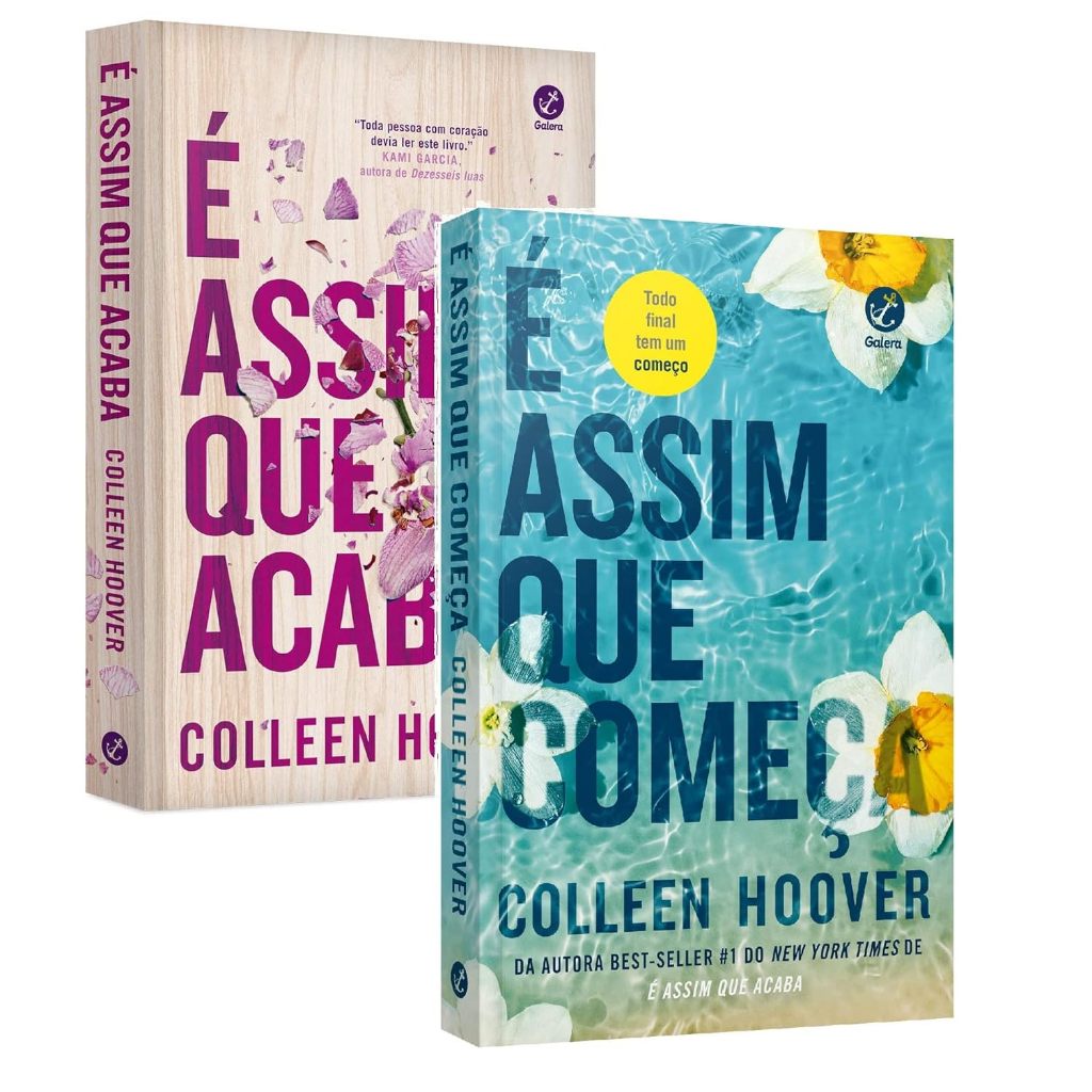 Kit Colleen Hoover É Assim que Acaba + É Assim que Começa | Livros Novos Kit Colleen Hoover É Assim que Acaba + É Assim que Começa | Livros Novos