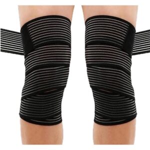 Faixa elástica de compressão para exercícios físicos crossfit joelho agachamento tornozelo e punho - Oferta na Shopee
