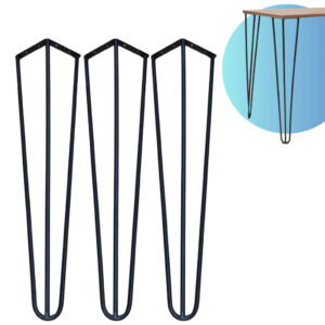 3 Pés Hairpin Legs Mesa 70cm Altura Ferro 7mm - Oferta na Shopee