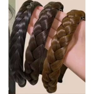 Tiara de trança que imita cabelo - Oferta na Shopee