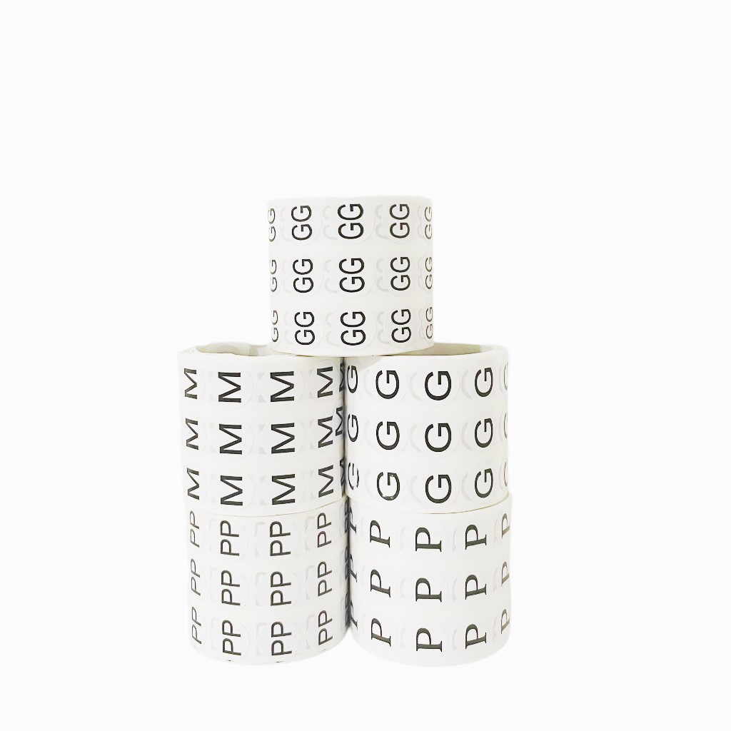 KIT DE ETIQUETAS DE ROUPA PP AO GG COM 5000 UNIDADES KIT DE ETIQUETAS DE ROUPA PP AO GG COM 5000 UNIDADES - Oferta na Shopee