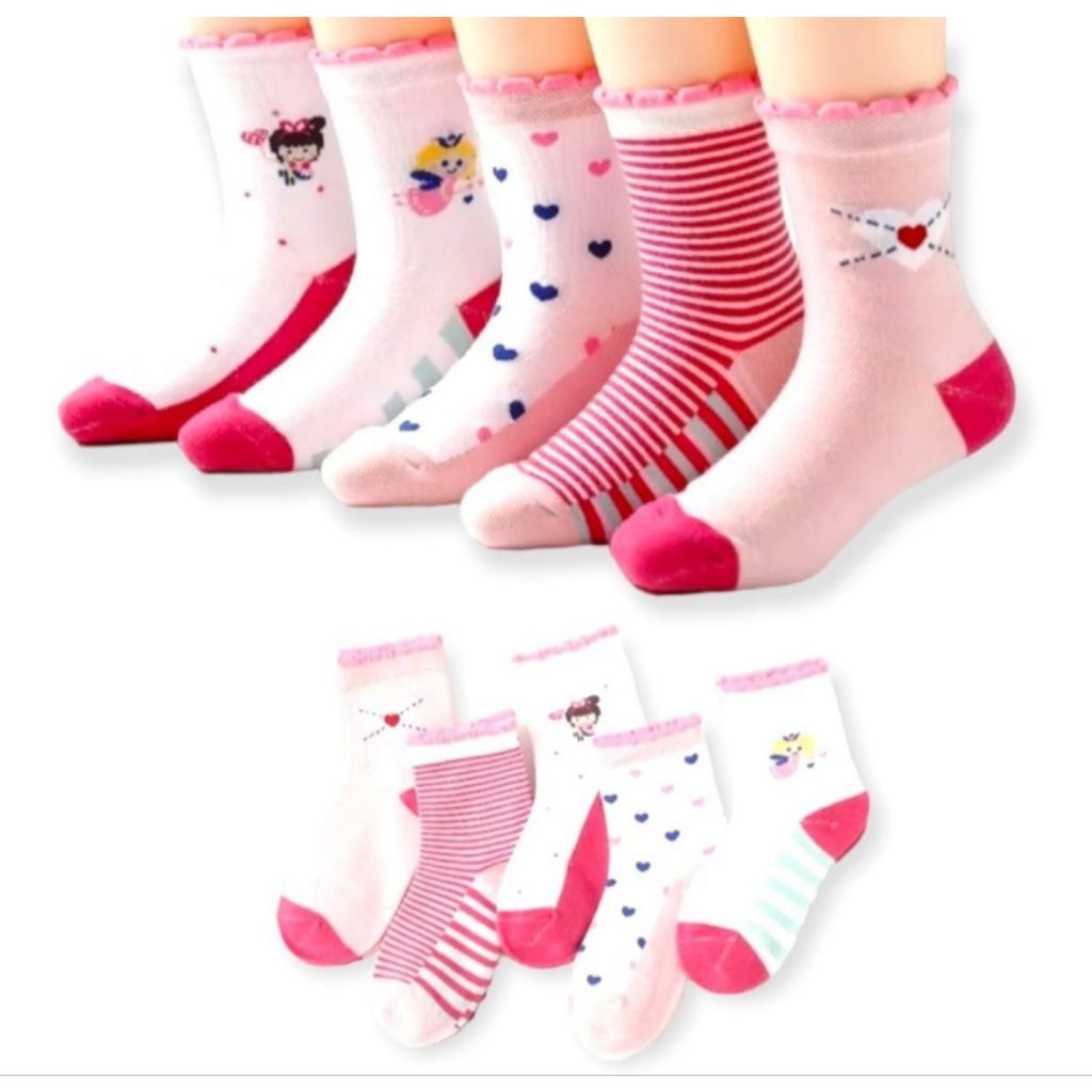 Kit 12 Pares Meias Infantil feminino Kit 12 Pares Meias Infantil feminino - Oferta na Shopee