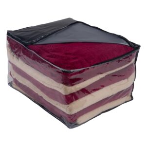 Saco Organizador Multiuso Respirável P/P/M/G/GG Embalagem Anti Mofo Reforçada Com Zíper - Oferta na Shopee