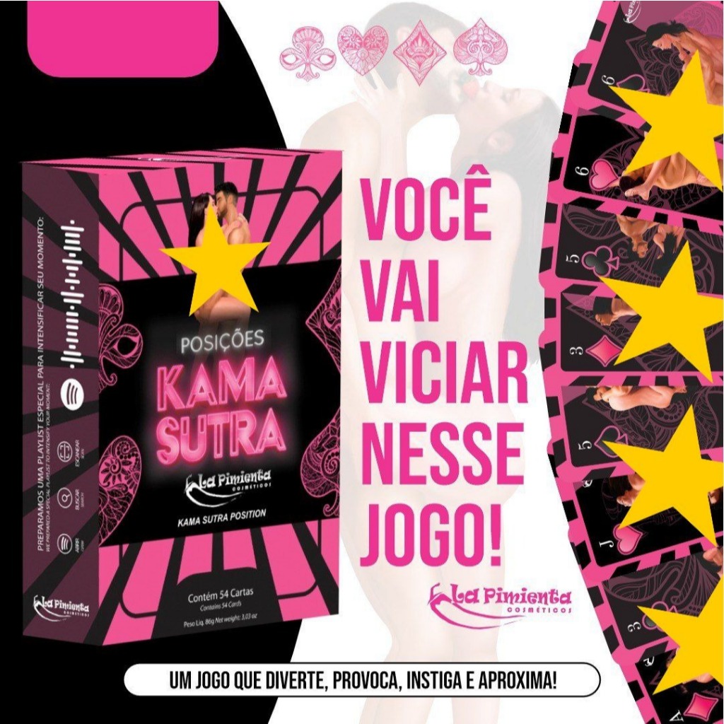 BARALHO POSIÇÕES SEXUAIS KAMASUTRA COM 54 POSIÇÕES ILUSTRADAS BARALHO POSIÇÕES SEXUAIS KAMASUTRA COM 54 POSIÇÕES ILUSTRADAS