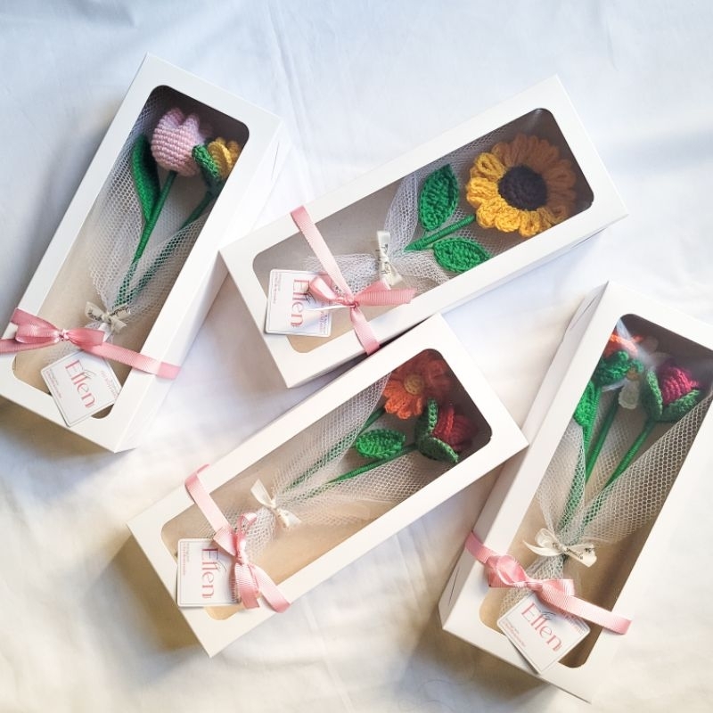 BUQUÊ DE FLOR DE CROCHÊ PARA PRESENTE BUQUÊ DE FLOR DE CROCHÊ PARA PRESENTE - Oferta na Shopee