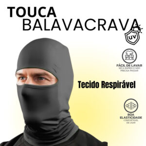 Touca Balaclava UV 50+ Proteção Solar Moto Motoqueiro Motoboy Ninja - Oferta na Shopee