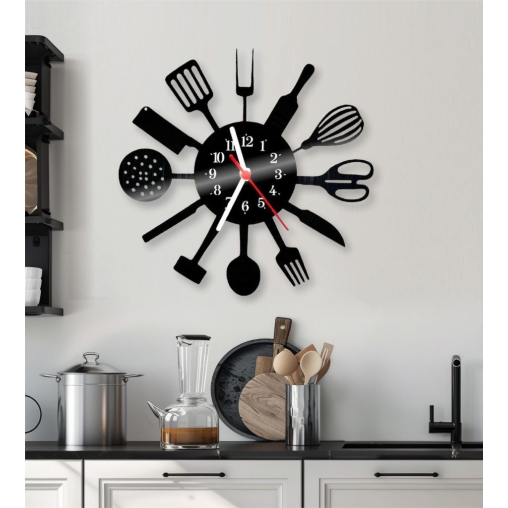 Relógio de Parede Cozinha Disco Decoração Retrô Vintage Utêncilios de cozinha Parede Relógio Grande 3D Dia das Mães Namorados Natal Black Friday Relógio de Parede Cozinha Disco Decoração Retrô Vintage Utêncilios de cozinha Parede Relógio Grande 3D Dia das Mães Namorados Natal Black Friday