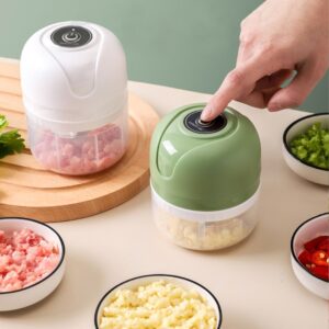 Mini Processador Elétrico Moedor Carne Vegetais Alho Fruta Amendoim 250ml - Oferta na Shopee