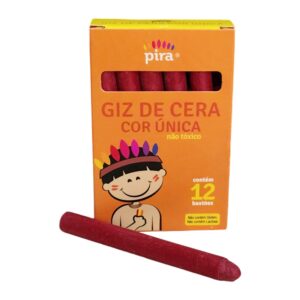 Giz de Cera Estaca 12 unid Lapis Estaca de Cera Acrilex Piratininga Maripel Faber-Castell - Oferta na Shopee