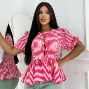 bata blusa listrado - Oferta na Shopee