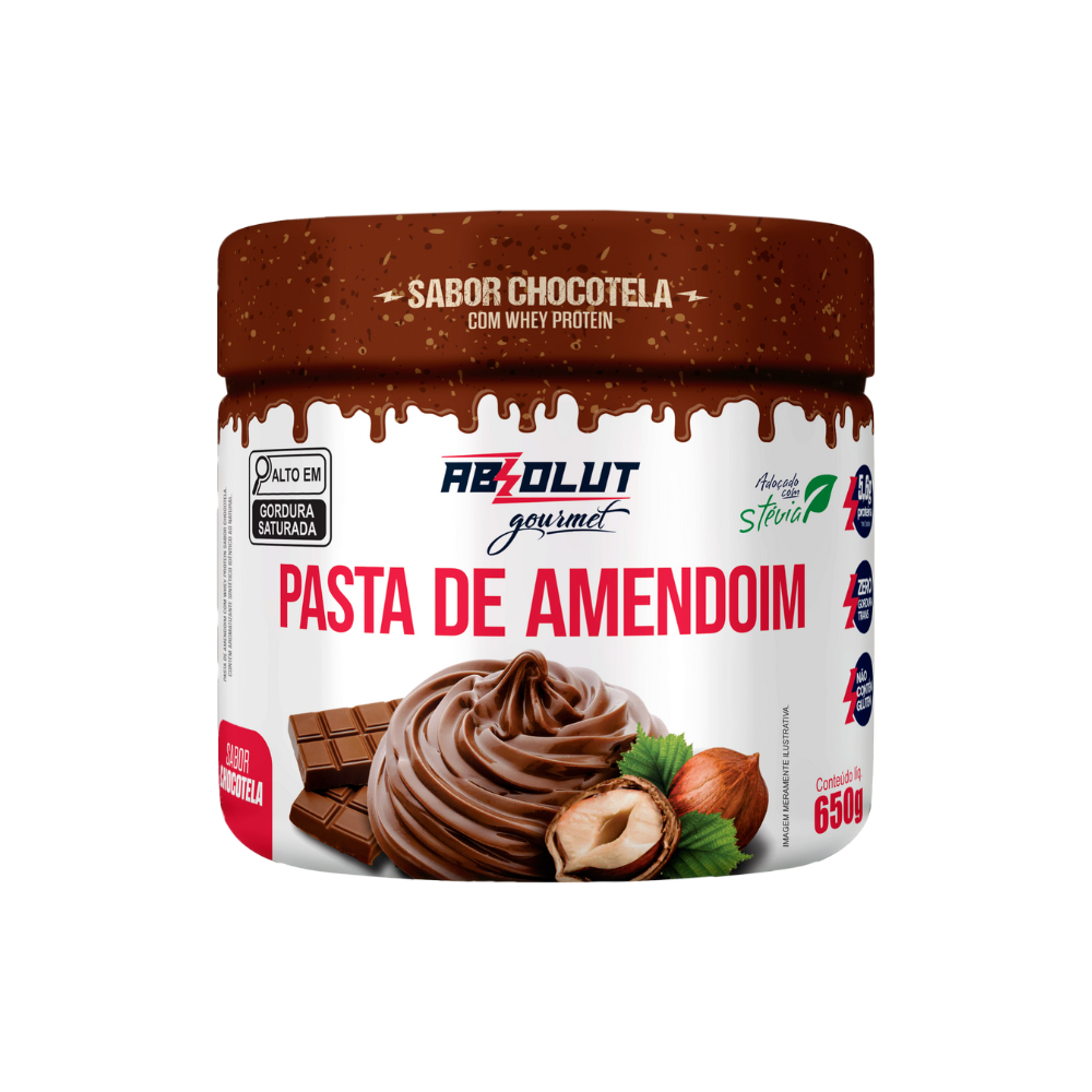 Pasta De Amendoim Gourmet Com Whey Protein Gourmet 650g Absolut Nutrition Pasta De Amendoim Gourmet Com Whey Protein Gourmet 650g Absolut Nutrition