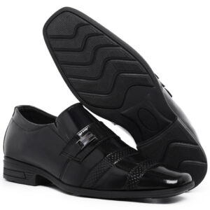 Sapato Social Masculino Confortavel Elegante Festa Formatura Verniz Brilhante - Oferta na Shopee