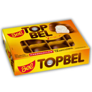 Chocolate Ao Leite Tradicional Topbel C/12 Unidades - Bel - Oferta na Shopee