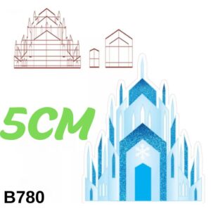 Cortador Modular Castelo Elsa Frozen 5CM B780 - Oferta na Shopee