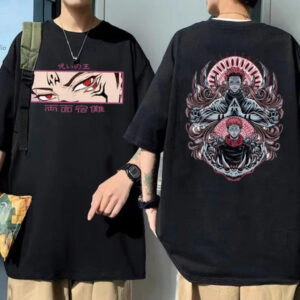 Camiseta Básica Sukuna Jujutsu Kaisen Anime 100% algodão - Oferta na Shopee