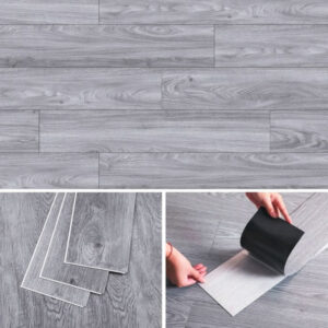 Piso Vinílico Adesivo Autocolante Régua Madeira Antiderrapante Lavável Moderno Caixa 36 Peças 5m² - Oferta na Shopee