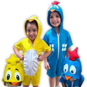 Fantasia Roupa Galinha ou Pintinho Amarelinho Infantil Unissex Macacão - Oferta na Shopee