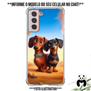 Capa Case Personalizada Cachorro Raça Daschound Linguicinha Cofap Salsicha Wiener Dog Animais Pets - Oferta na Shopee