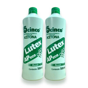 Kit 2 Lutex acetona Removedor 500ml removedor de esmalte - Oferta na Shopee