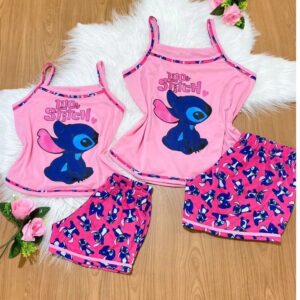 kit 2 baby doll mae e filha do stitch - Oferta na Shopee