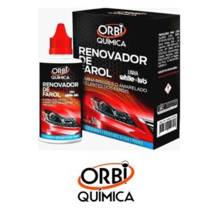 Renovador de Farol Tira Amarelado Aspecto Fosco Orbi Revitalizador 50ml + Estopa - Oferta na Shopee