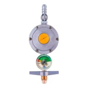 Regulador Medidor De Gás Aliança Manômetro 2Kgh Maior vazão - Oferta na Shopee