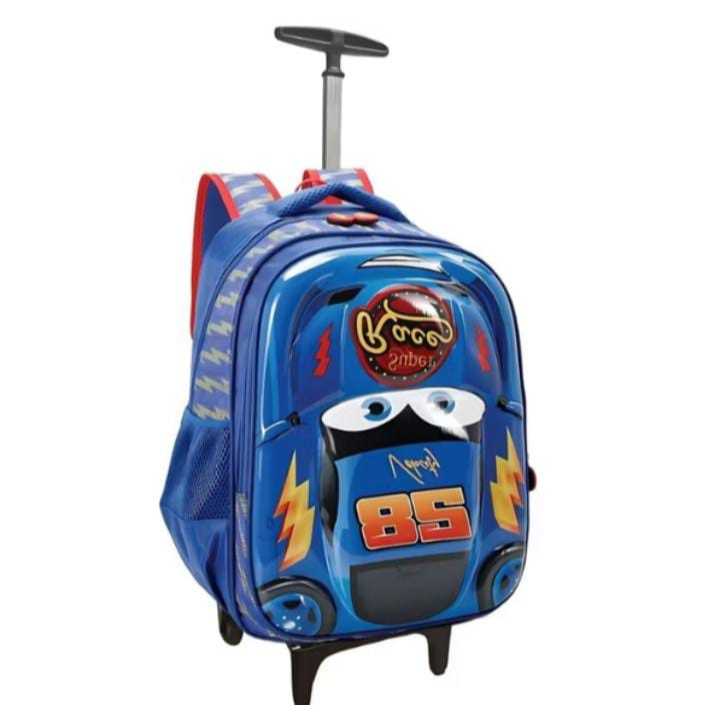 Mochila Infantil Carrinho Alto Relevo 3D Escolar Reforçada Mochila Infantil Carrinho Alto Relevo 3D Escolar Reforçada - Oferta na Shopee