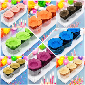 50 Forminhas Para Doces Finos Flor Margarida Festa Casamento - Oferta na Shopee