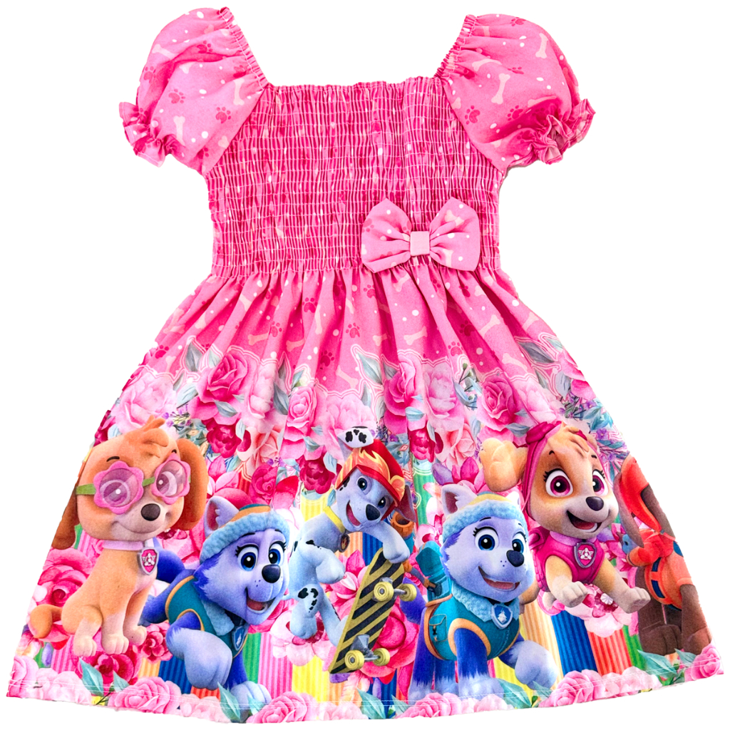 Vestido Infantil Personagem Moana Vestido Infantil Personagem Moana - Oferta na Shopee
