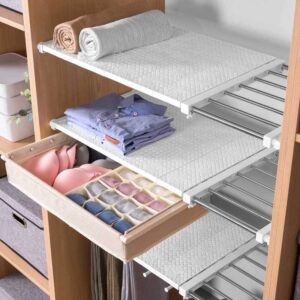 Ajustável Organizador Do Armário De Armazenamento Prateleira Space-Saving Prateleiras Titulares 90cm - Oferta na Shopee