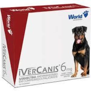 Ivercanis Antipulgas e Carrapatos 6mg - Cx 4 Comp. - Oferta na Shopee