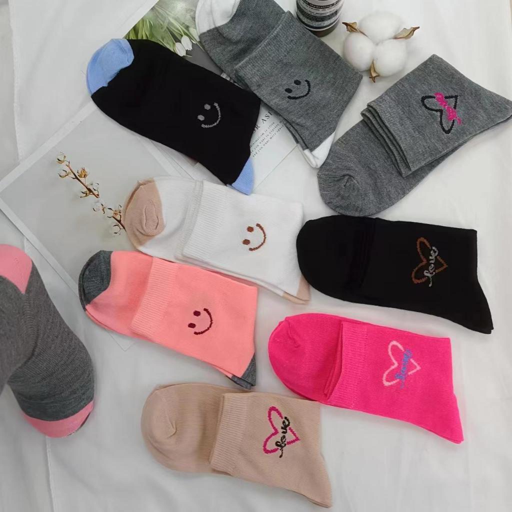 Kit 12 Pares Meias Feminina Coloridas - Cano Alto Kit 12 Pares Meias Feminina Coloridas - Cano Alto - Oferta na Shopee