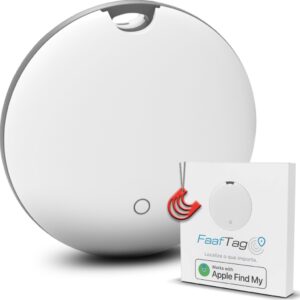 Tag Rastreador pelo App Buscar iPhone Faaftech Faaftag - Mini Gps Perdido Roubo Som - Similar Airtag - Oferta na Shopee